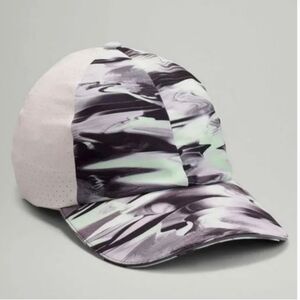 NWT Lululemon Hat Fast and Free Running Hat Vented Purple Black